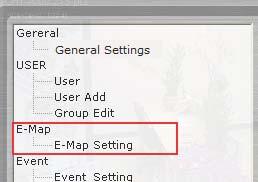 Setting up E-Map 1. Start the program 2.