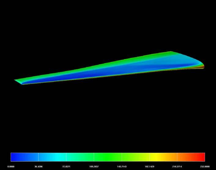 AMP Wing: 3-D flutter simulation