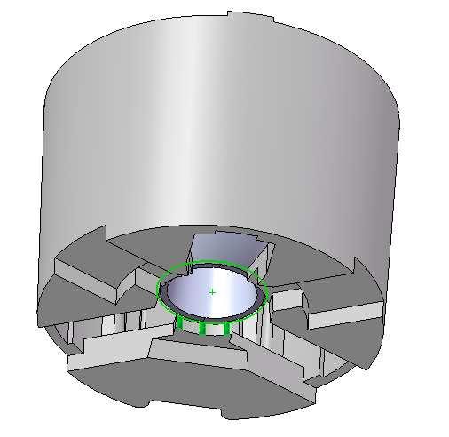 application). After installation, the bottom of the holder should be at the same datum/plane as the bottom of the Cree LED.
