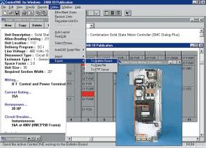 Direct Link to Factory Work-ups can be uploaded to Allen-Bradley, speeding the