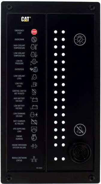 A maximum of four annunciators may be used with a single EMCP 4.4. The EMCP 4 RS-485 Annunciator serves to display generator set system alarm conditions and status indications.