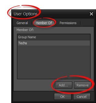 Live View Adding Users to Groups Note: There are two ways to put a user in a group both will be described below and they both have the same results How to Add a Group to a User Go into the Options