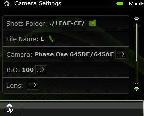 Camera Type Normally Camera Type is automatically selected, but