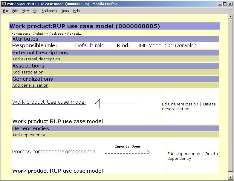 The user interface of the Spemmet tool is naturally quite simple, because in the SPEM all process elements are inherited from the same parent class (i.e. Model Element class).