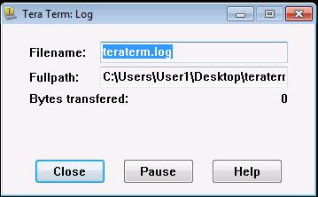 Lab Managing Router Configuration Files with Terminal Emulation Software c. The Tera Term log file will create a record of every command issued and every output displayed.