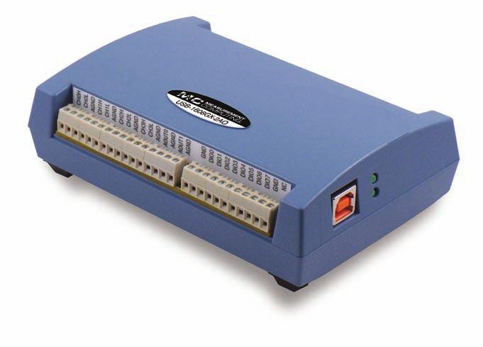 USB Multifunction Devices Features 16-bit high-speed USB devices Acquisition rates ranging from 250 ks/s to 500 ks/s differential (DIFF) or 16 singleended (SE) analog inputs (softwareselectable) Up