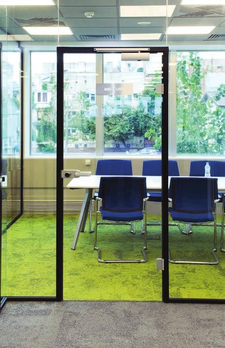 GSW Office Door Doors are an integral part of GSW Office system walls.