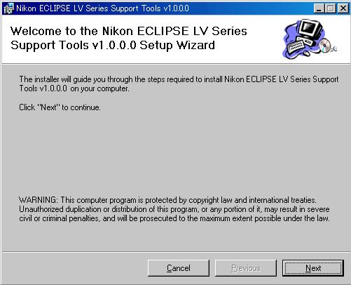 The default folder is C:\Program Files\Nikon\LV Series Support Tools\.