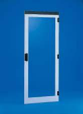 19 RACK miracel Glass Door Material Sheet steel, 1.0 mm, single safety glass panel, 4.0 mm, clear glass, double door, 6.
