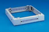 19 RACK MIR00414 miracel Plinth Stationary, height 100 mm - Stationary - Cable entry possible from all sides - Panel front and rear with vent slots and installation option for filter mat Load rating