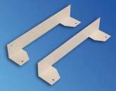 packed kit 2 Wall mounting brackets Drill hole template Mounting material