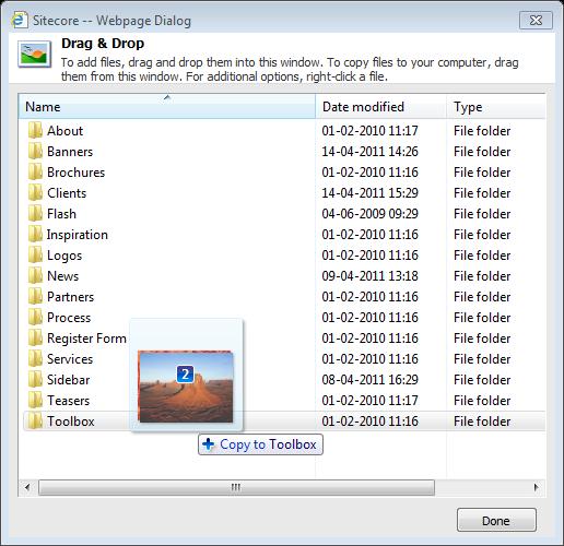 4. In Windows Explorer, navigate to the folder where the images are stored and select the images you want to upload. 5.