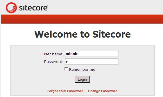 You can also change your password in the Sitecore log in page.