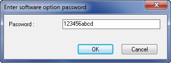 software options later on You will receive a licence with password which you