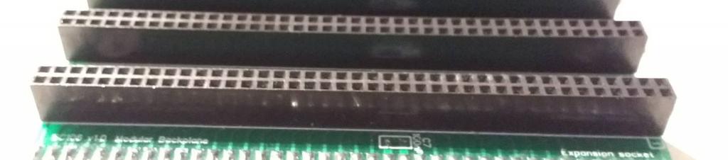 Similarly, backplane Sections usually have a male (plug) at the input end and a female (socket) at the output end.