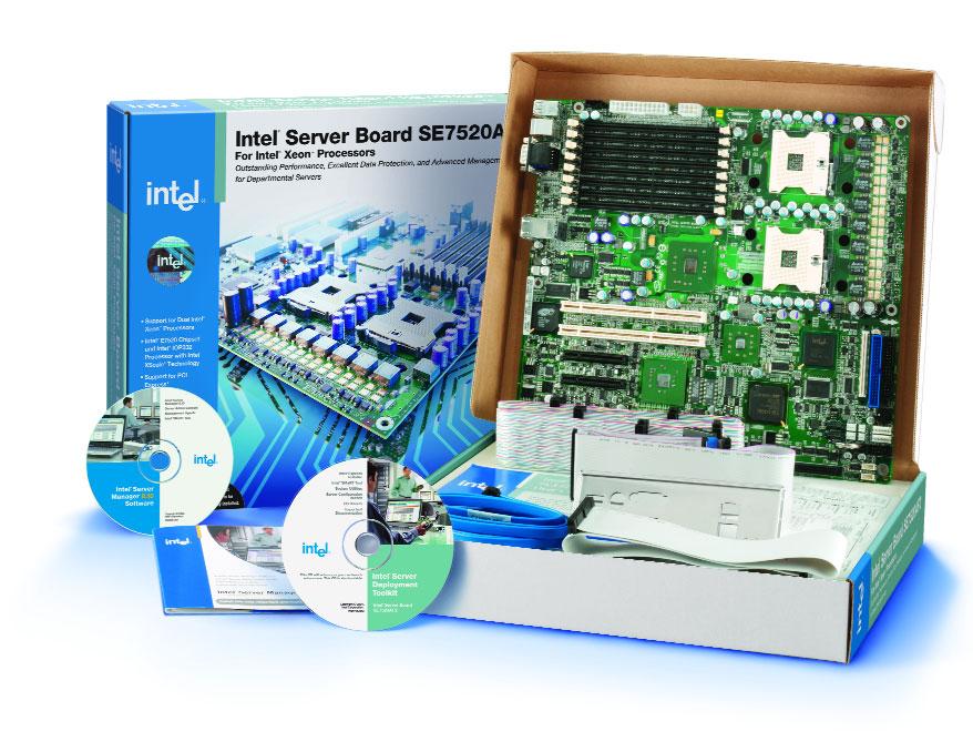 Intel Server Board SE7520AF2 Boxed Contents The Intel Server Board SE7520AF2 comes with all the board components required to help build a high-performance departmental server. 1 1.