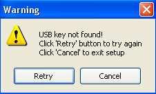 Computer will restart. Undo -User's Manual 3/13 R&D Computer System Co., Ltd. 1. Plug in USB key.