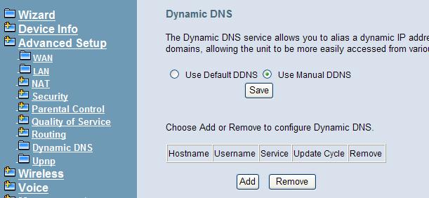 (5) Router WAN Is Assigned a Dynamic IP IG7600 Configuration 1 Setup DDNS 2 Assign DDNS Host Name to NAT Traversal 1.