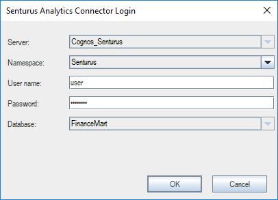 DSN To use a DSN, select the radio button next to DSN, select the name of the configured DSN from the list, then click Connect.