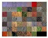 Results CUReT Database of 61 real-world textures 46 images for