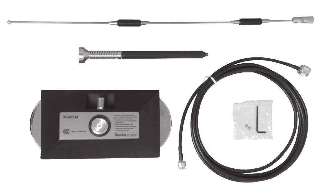 General Information / Components Overview The Mi.Net Mobile Transceiver is capable of collecting meter data in one-way mobile AMR system from Hot Rod transmitters and Mi.Node M transmitters.