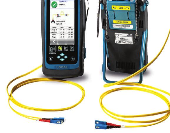 Singlemode Adapter WireXpert Optical Loss Test Kit Fast and Intuitive Fiber Certification WireXpert s singlemode fiber adapters offer unmatched performance in certification testing of fiber optic
