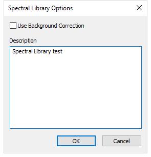 5 PDA Extension Description Clarity Extension 5.3.6 Library This menu serves for creating and editing Spectral Libraries.