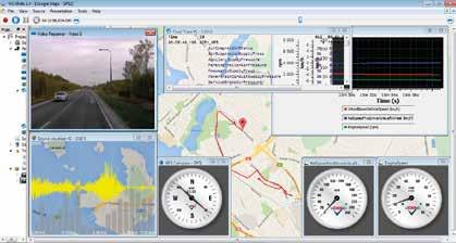 Simulation By making a video recording of a tentative test run, the video recording can work as a reference while taking the first steps in developing the algorithms to detect other vehicles,