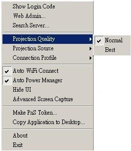 4 Projection Quality Click the Projection Quality, choose Normal