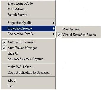 3.5.5 Projection Source Click Projection Source to