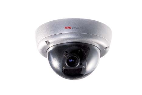 DS-2CC502/512/592P(N)-FB Vandal Proof Dome Camera Compact design 1/3 Sony CCD Day/night auto switch Low Illumination: 0.1Lux@F1.