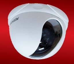 DS-2CC502/572P(N)-M Dome Camera Compact structure design 1/3" SONY CCD Day / Night auto switch Low illumination: 0.1Lux @ F1.