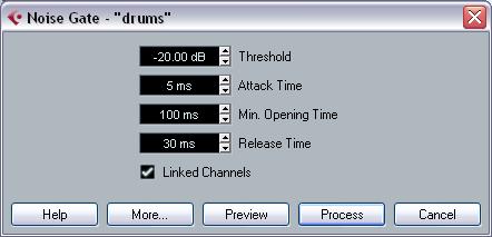 The dialog contains the following settings: Sources mix Allows you to specify a mix ratio between the original (the audio selected for processing) and the copy (the audio on the clipboard).
