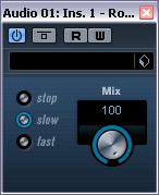 Editing effects All inserts and sends have an Edit ( e ) button. Clicking this opens the control panel for the effect, in which you can make parameter settings.