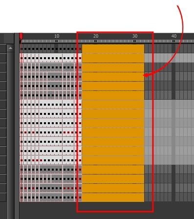 You can also drag a template to the right side of the Timeline view and into existing layers if the layer structure is the same as the existing one.