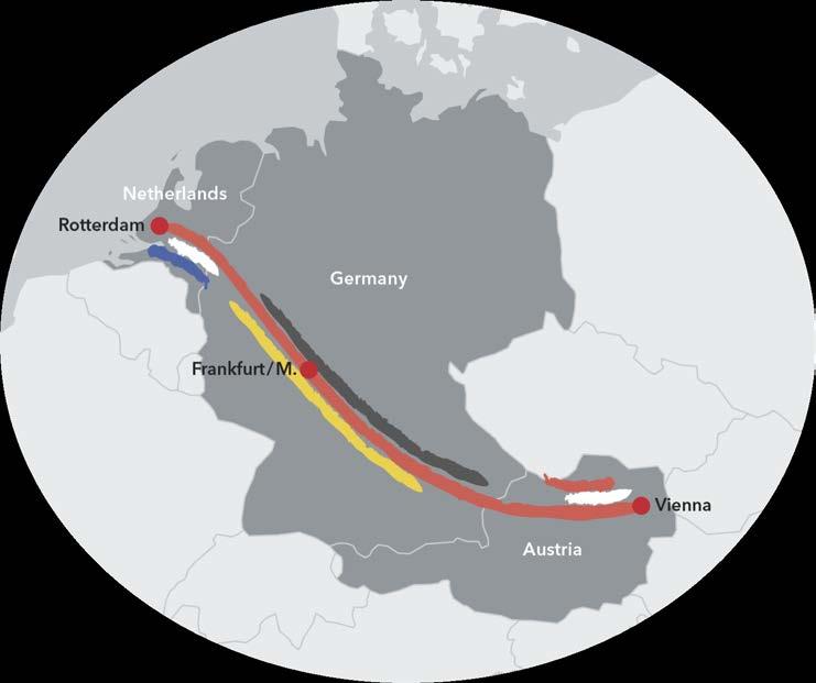 Corridor initiative as joint effort of The Netherlands, Germany & Austria Similar projects in the