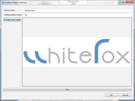 according to the Fly tool options 2.12. REPORT TOOLS WhiteFox Imaging 4.