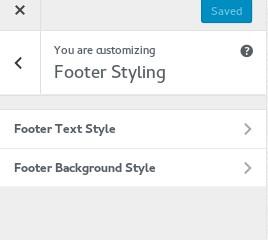We can customize and Save Footer