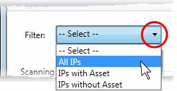 identified at the IP address by WMI tool.