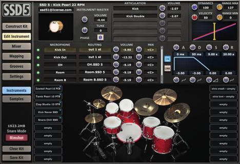 Edit Instrument After you ve assembled your virtual drum kit or preset, the next section you will want to us is the Edit Instrument area.