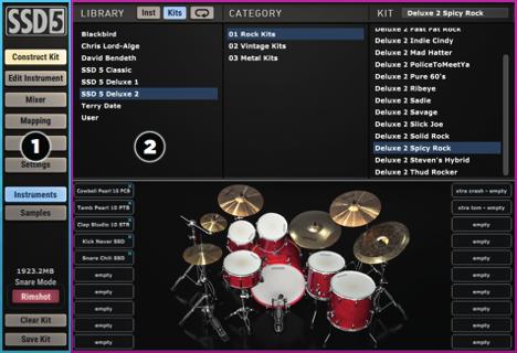 SAMPLER The SSD5 Sampler is the simple, powerful, and effective sample player for the SSD5 library. It s very easy to operate this plugin and achieve your desired results.