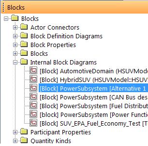 Find the diagram in the Blocks browser using its context menu by right-clicking on the diagram in the Favorites pane and selecting Find In Blocks Browser.