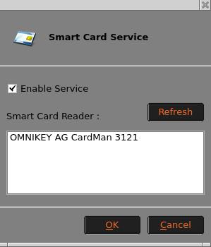Smart Card Device This service allows you to Enable