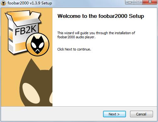 II Install Foobar2000 V1.3.9 1.