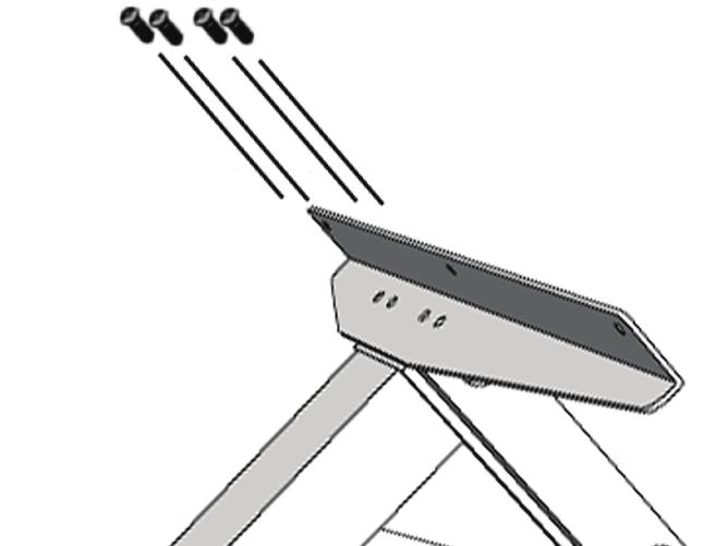 4. ASSEMBLY INSTRUCTIONS A. Fully separate the Crossbar ends (part ) you will find the Crossbar rails (parts 4) inside. 4 B. Position the Crossbar ends (part ) on their sides.