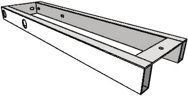 If you drop a screw inside the Crossbar end, simply tilt to retrieve the screw. fig. 2 C.