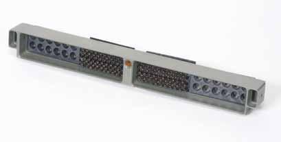 12 power or coax contacts 108 brush contacts plus 8 coax contacts Staggered Grid LRM interconnects can be one, two or three bay configurations, and special additional bay arrangements.