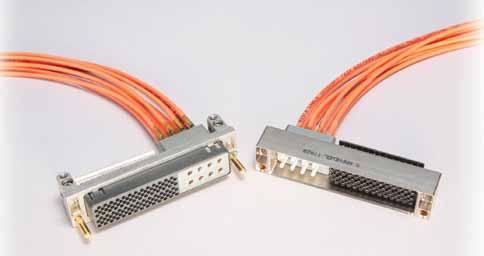 5dB depending upon launch conditions, fiber NA, fiber size and the type of termination. Inserts for MIL-T-29504/1, /2, /14 and /15 can be incorporated.