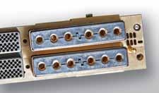 They utilize size 22D contacts and are available in both crimp and compliant pin terminations. has developed the patterns shown below that incorporate 270 VDC power modules.
