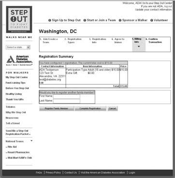 STEP 6 VERIFYING YOUR BILLING INFORMATION Now, you will be on the Billing Information screen (ILLUSTRATION H).